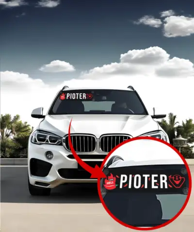 Tablica Imienna Led Tir Podświetlana dla Kierowcy do Ciężarówki Premium Nadruk - 17