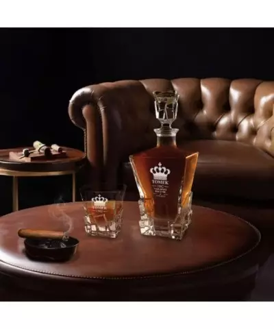 Zestaw do Whisky Karafka + Szklanki z Grawerem na Prezent Ice Blink - 10