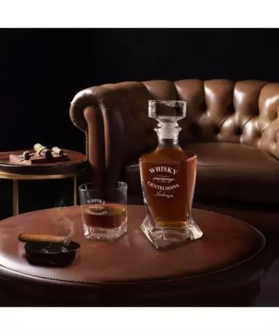Zestaw do Whisky Karafka + Szklanki z Grawerem na Prezent Twisted - 4