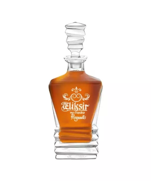 Karafka do Whisky z Grawerem na Prezent Plexido Geometric - 1