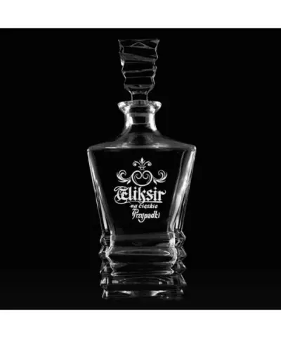 Karafka do Whisky z Grawerem na Prezent Plexido Geometric - 11
