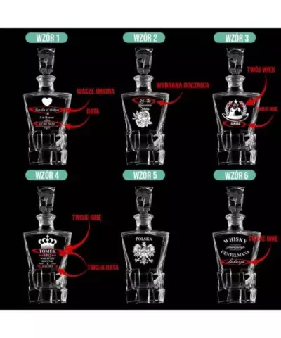 Karafka do Whisky z Grawerem na Prezent Plexido Ice Blink - 2