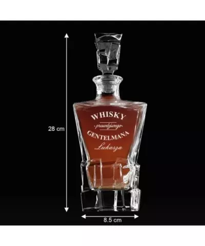 Karafka do Whisky z Grawerem na Prezent Plexido Ice Blink - 11