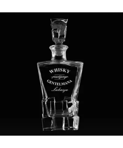 Karafka do Whisky z Grawerem na Prezent Plexido Ice Blink - 12