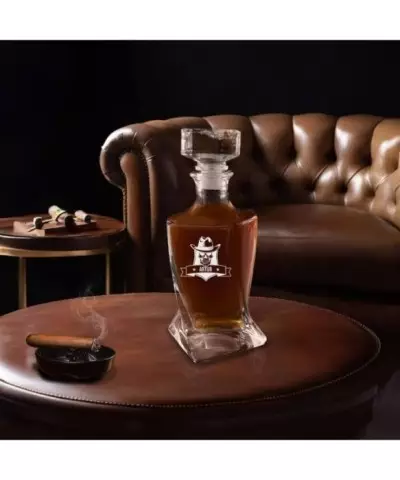 Karafka do Whisky z Grawerem na Prezent Plexido Twisted - 9