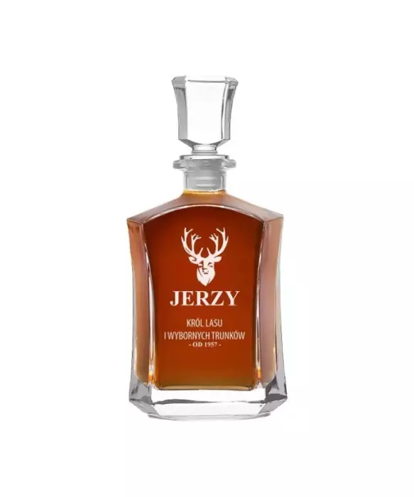 Karafka do Whisky z Grawerem na Prezent Plexido
