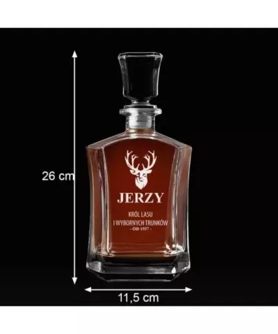 Karafka do Whisky z Grawerem na Prezent Plexido - 10