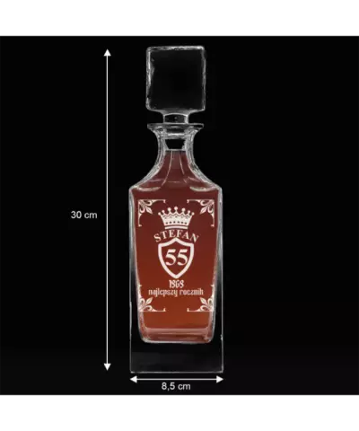 Karafka z Grawerem na Prezent Plexido - 10