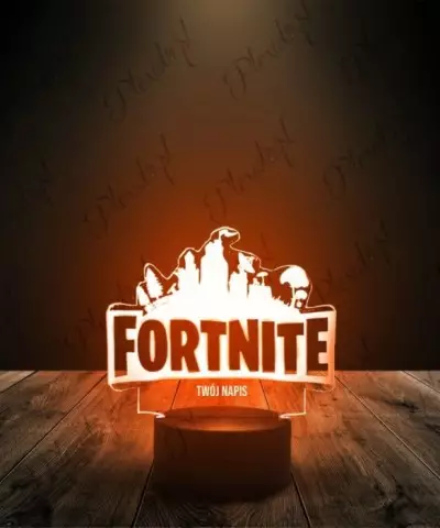 Lampka LED 3D Plexido Fortnite Postacie