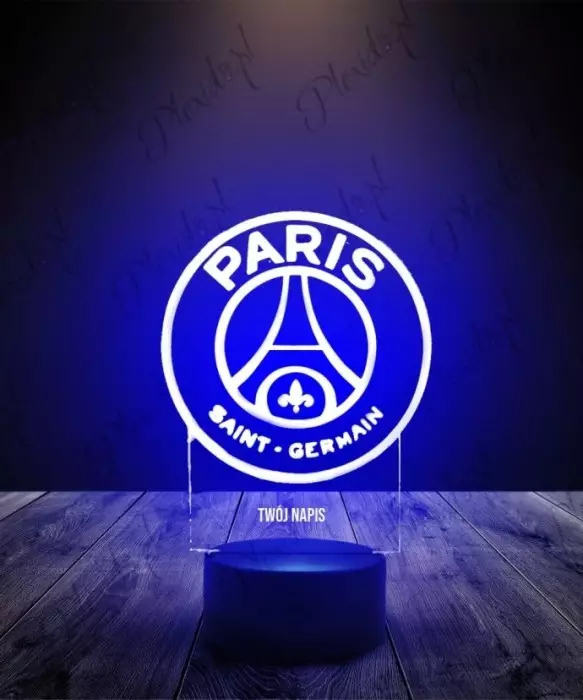 Lampka LED 3D Plexido Paris Saint-Germain