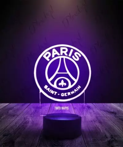 Lampka LED 3D Plexido Paris Saint-Germain