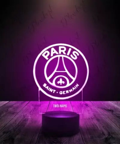 Lampka LED 3D Plexido Paris Saint-Germain