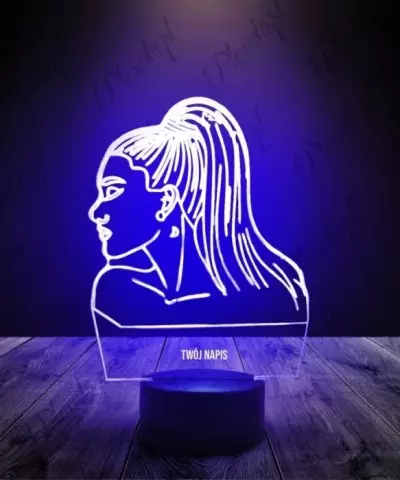 Lampka LED 3D Plexido Ariana Grande
