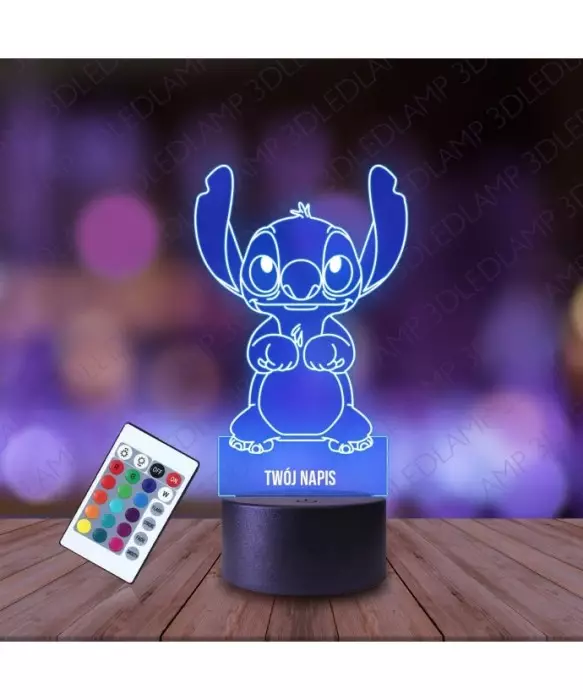 Lampka Nocna 3D LED LAMP Stich