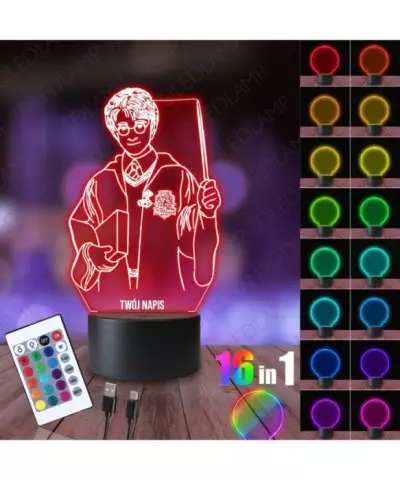 Lampka Nocna 3D LED LAMP Harry Potter