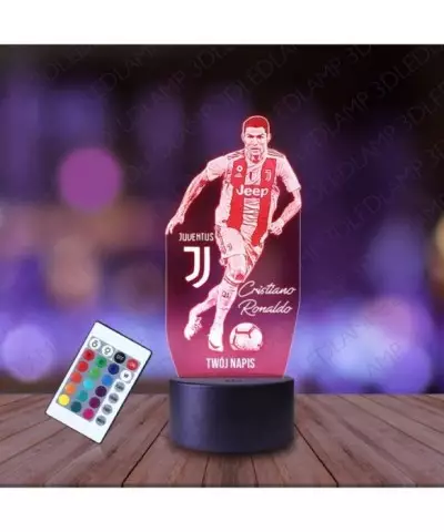 Lampka Nocna 3D LED LAMP Cristiano Ronaldo