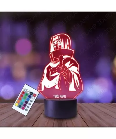 Lampka Nocna 3D LED LAMP Naruto Itachi