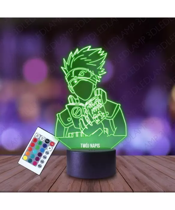 Lampka Nocna 3D LED LAMP Naruto Kakashi