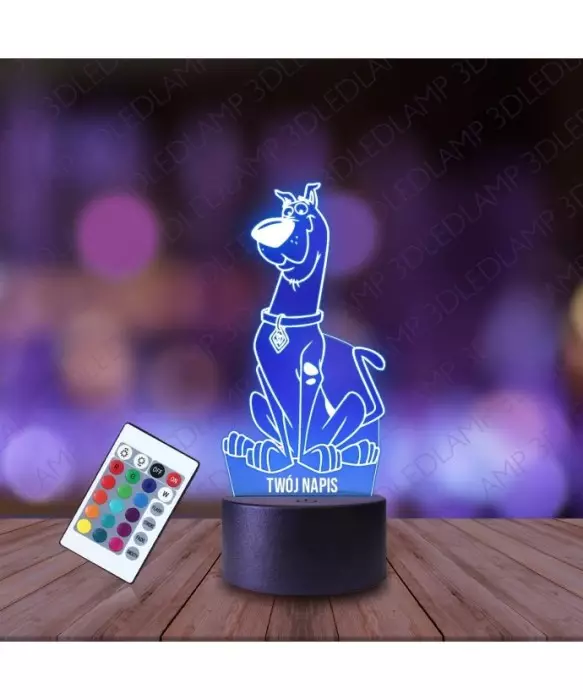 Lampka Nocna 3D LED LAMP Scooby-Doo