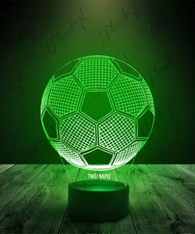Lampka LED 3D Plexido Piłka Nożna