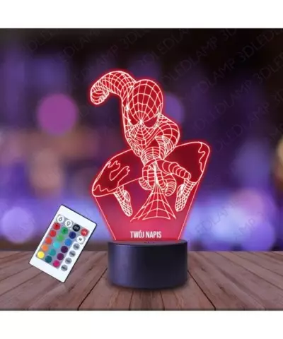 Lampka Nocna 3D LED LAMP Spider-Man