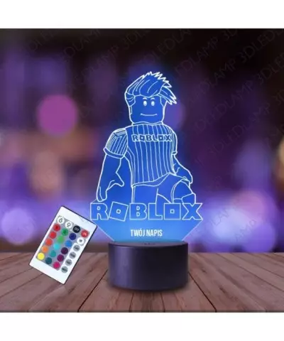 Lampka Nocna 3D LED LAMP Roblox Piłkarz