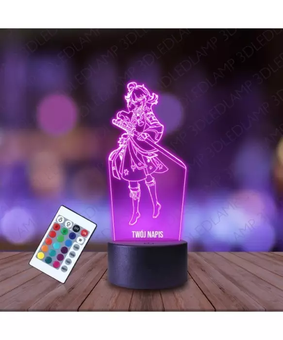 Lampka Nocna 3D LED LAMP Genshin Impact Kazuha