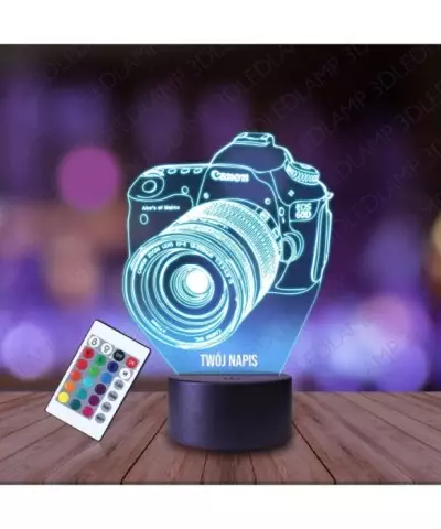 Lampka Nocna 3D LED LAMP Aparat