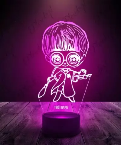 Lampka LED 3D Plexido Harry Potter Figurka Pop