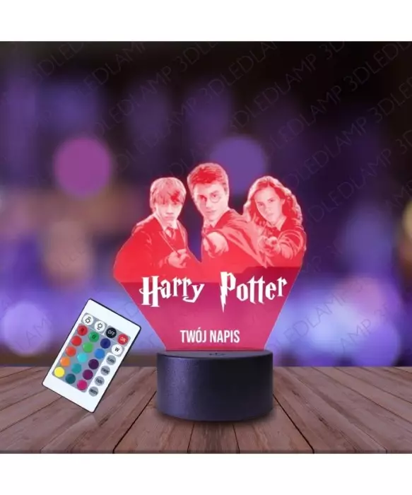 Lampka Nocna 3D LED LAMP Harry Potter Bohaterowie