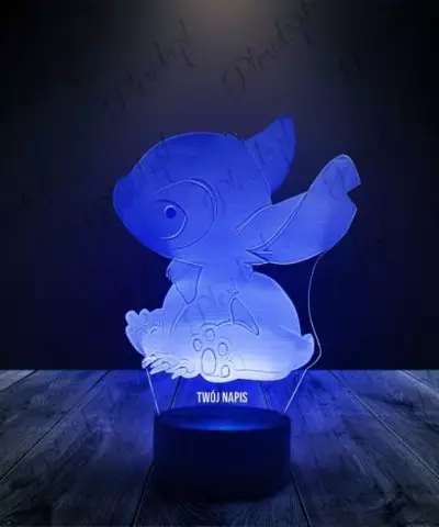 Lampka LED 3D Plexido Baby Stich