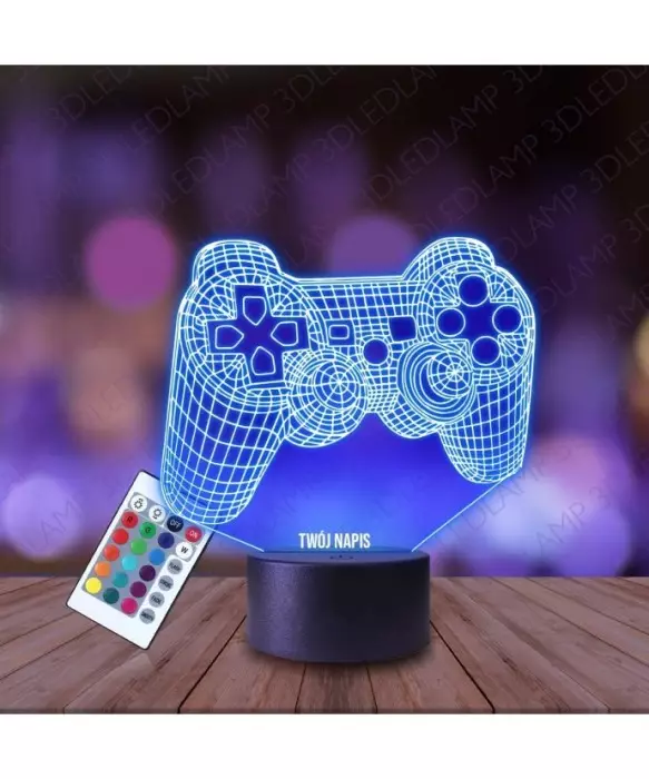 Lampka Nocna 3D LED LAMP Pad Play Station