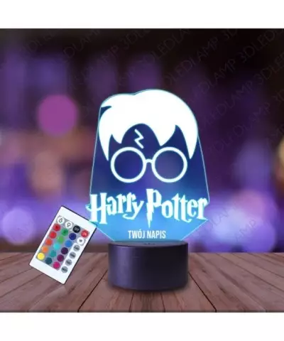 Lampka Nocna 3D LED LAMP Harry Potter Okulary