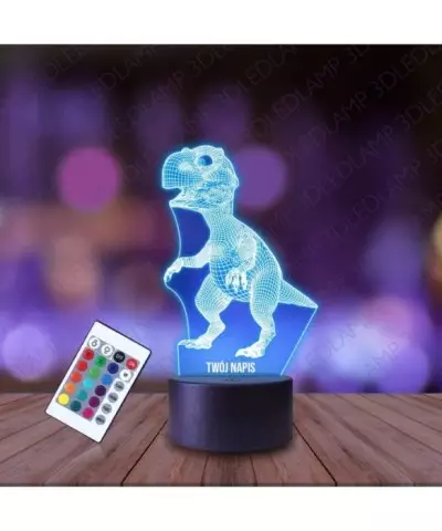 Lampka Nocna 3D LED LAMP Dinozaur