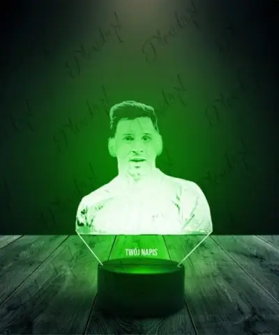Lampka LED 3D Plexido Messi