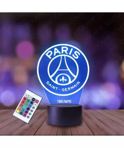 Lampka Nocna 3D LED LAMP Klub PSG