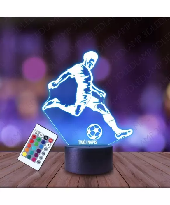 Lampka Nocna 3D LED LAMP Piłkarz