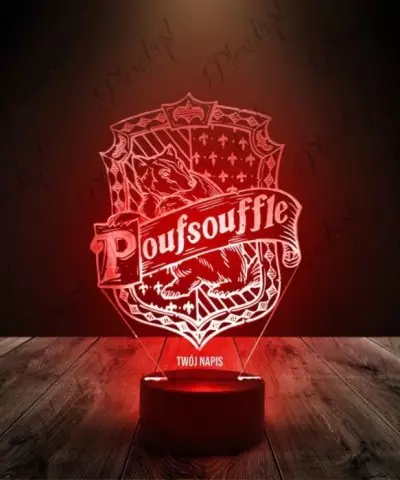 Lampka LED 3D Plexido Herb Poufsouffle