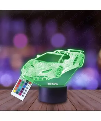 Lampka Nocna 3D LED LAMP Lamborghini