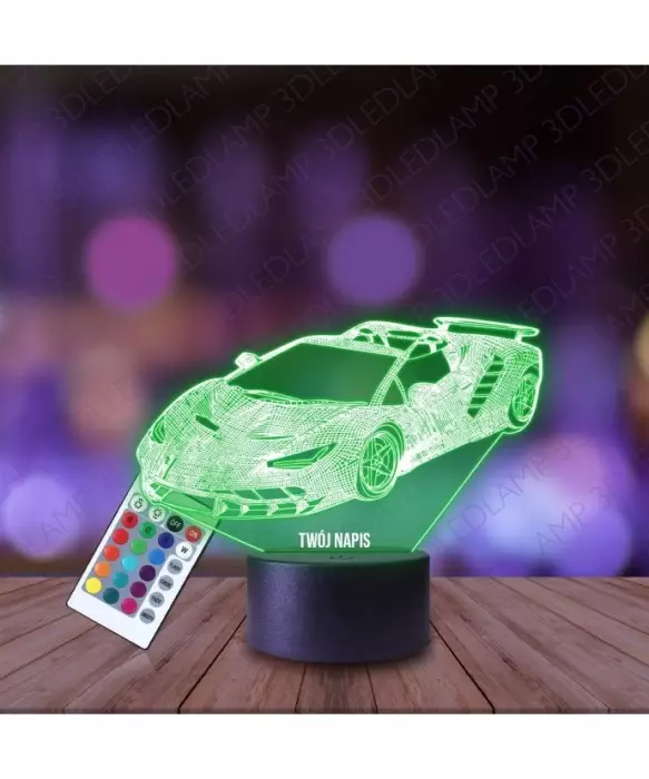 Lampka Nocna 3D LED LAMP Lamborghini