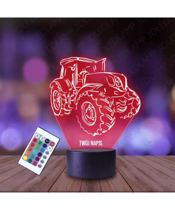 Lampka Nocna 3D LED LAMP Traktor Zetor
