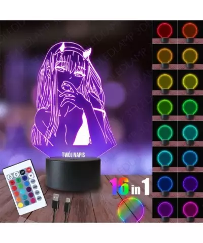 Lampka Nocna 3D LED LAMP Darling in the FranXX