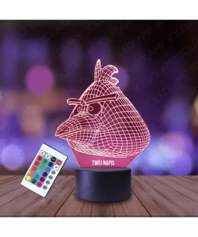 Lampka Nocna 3D LED LAMP Angry Birds Chuck