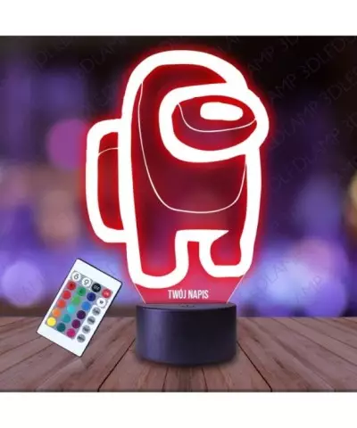 Lampka Nocna 3D LED LAMP Among Us