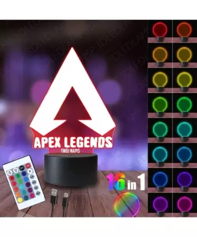 Lampka Nocna 3D LED LAMP Apex