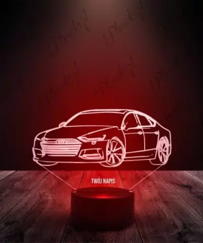 Lampka LED 3D Plexido Audi Auto