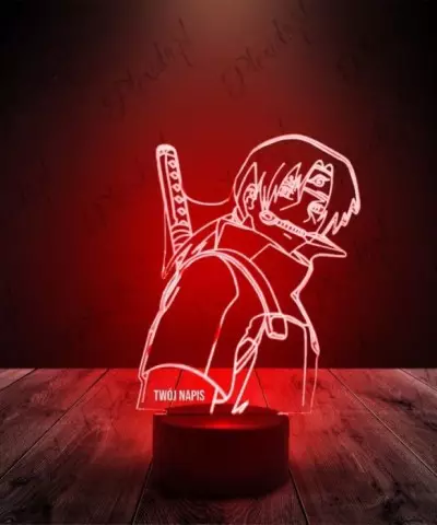 Lampka LED 3D Plexido Uchiha Itachi