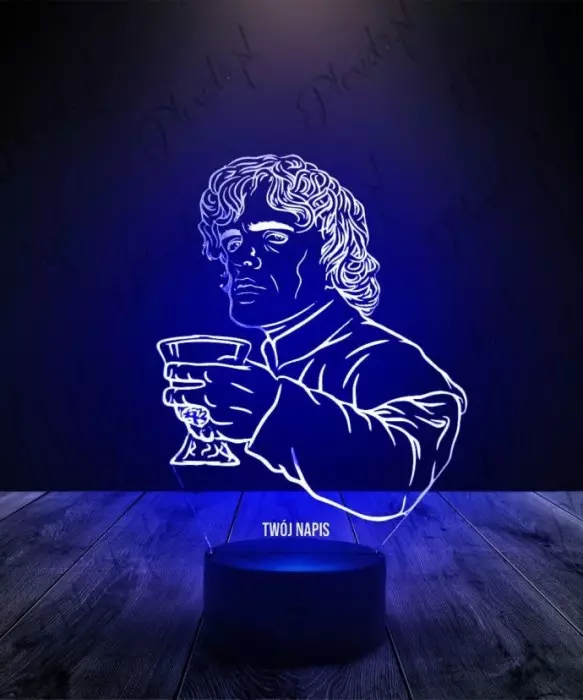 Lampka LED 3D Plexido Tyrion Lannister