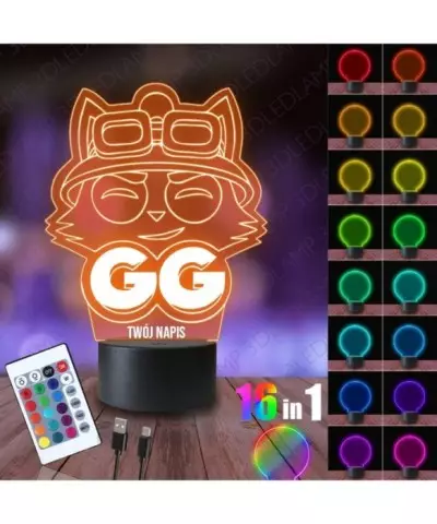 Lampka Nocna 3D LED LAMP League of Legends Teemo