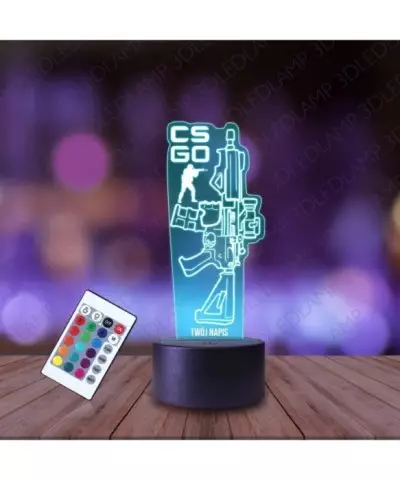 Lampka Nocna 3D LED LAMP Counter-Strike CS GO Pistolet